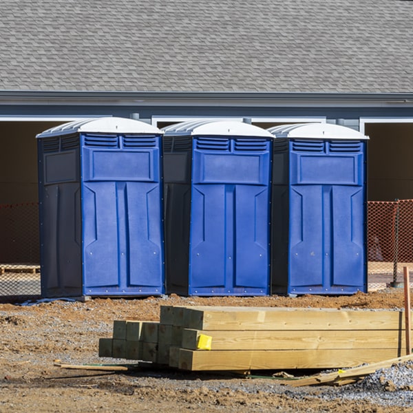 is there a specific order in which to place multiple porta potties in Sandwich Massachusetts